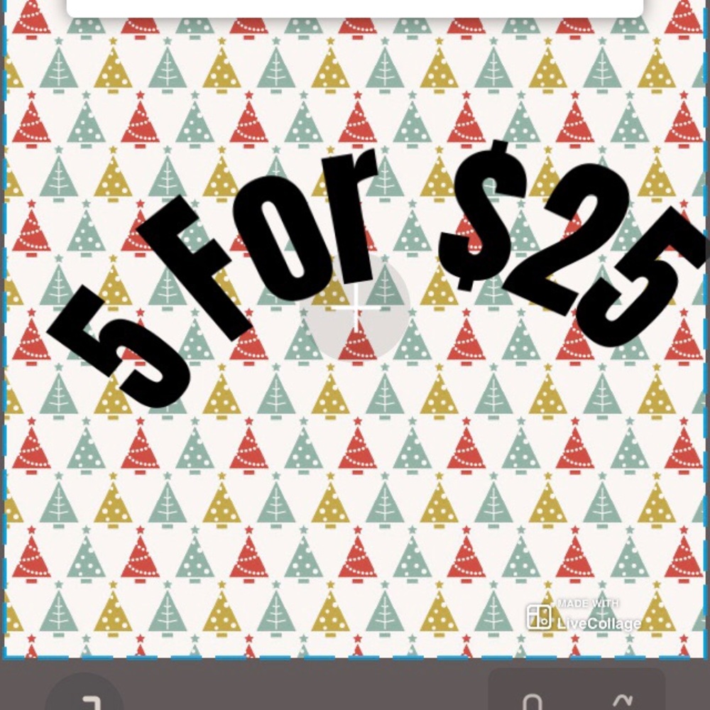 5 for $25
